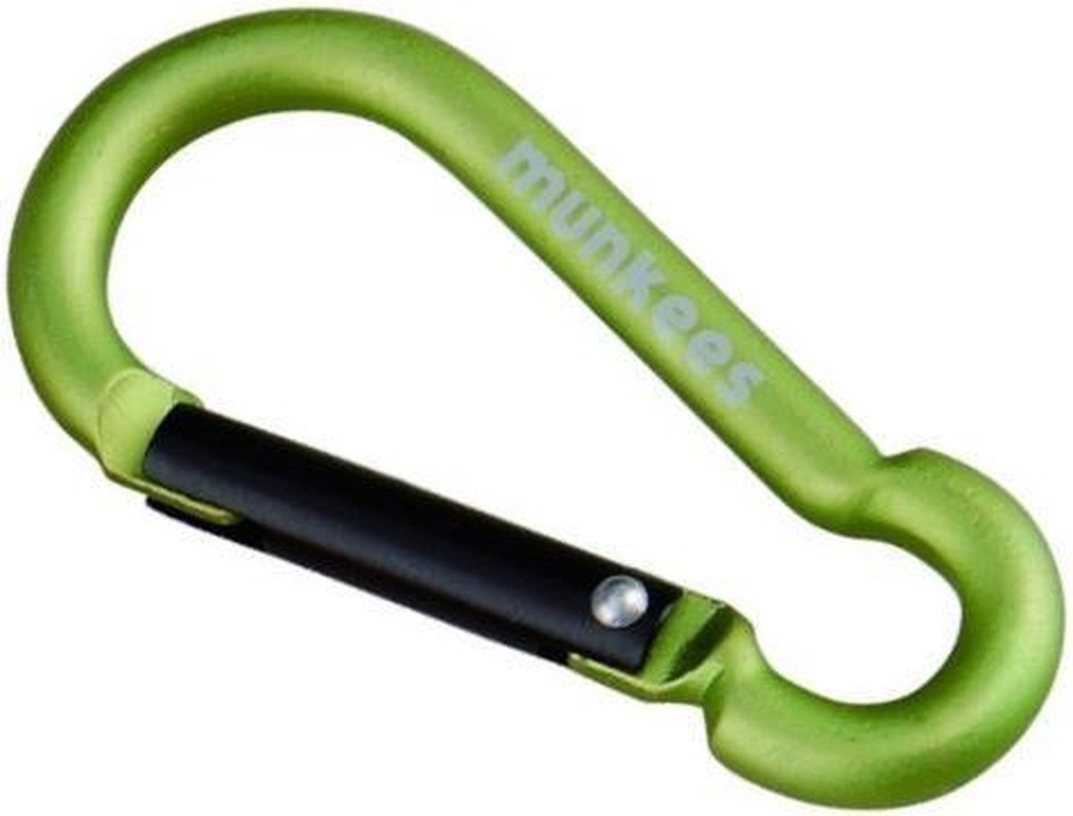 Munkees Karabijnhaak 6 X 60 Mm Groen 2 Stuks