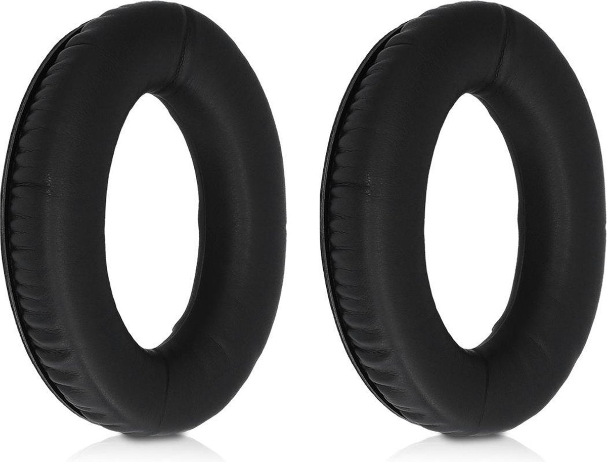 kwmobile 2x oorkussens voor Kingston HyperX Cloud Revolver S koptelefoons - imitatieleer - voor over-ear-koptelefoon - zwart