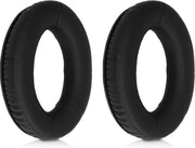 kwmobile 2x oorkussens voor Kingston HyperX Cloud Revolver S koptelefoons - imitatieleer - voor over-ear-koptelefoon - zwart