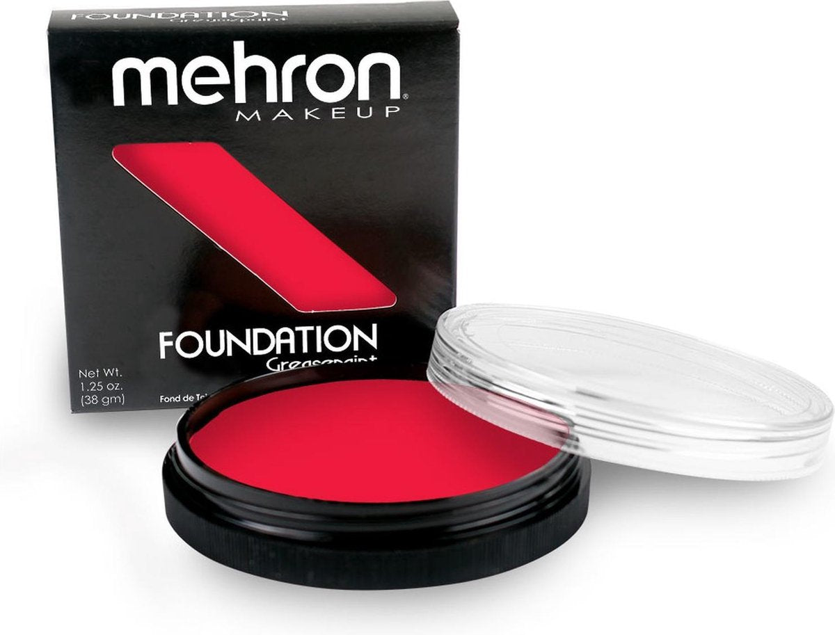 Mehron Schmink Foundation Greasepaint - brandweerrood