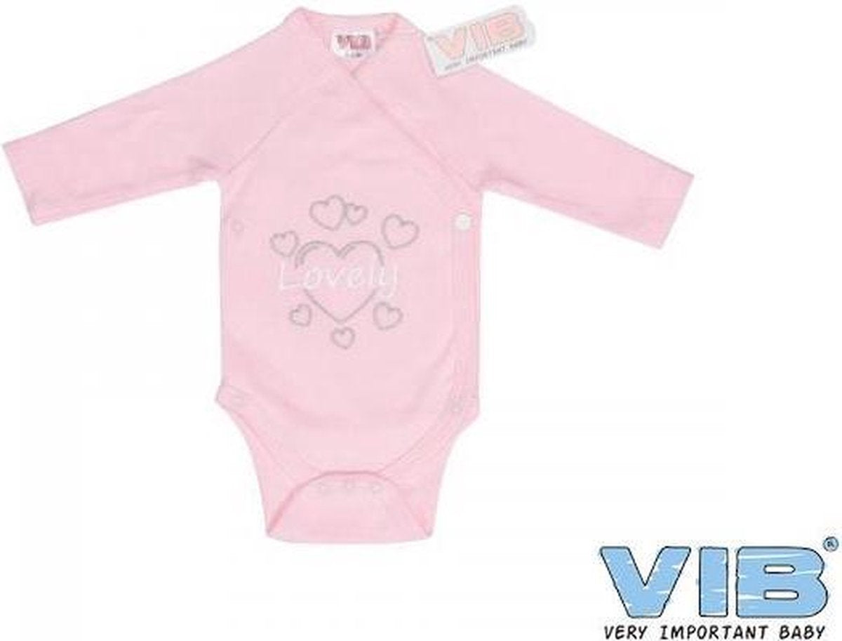 Overslag Romper 'Lovely' Roze