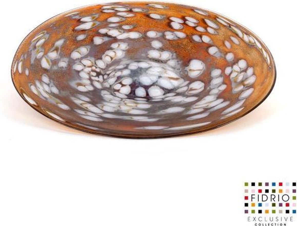 Design bord Plate - Fidrio HAZEL - Bloemenvaas glas