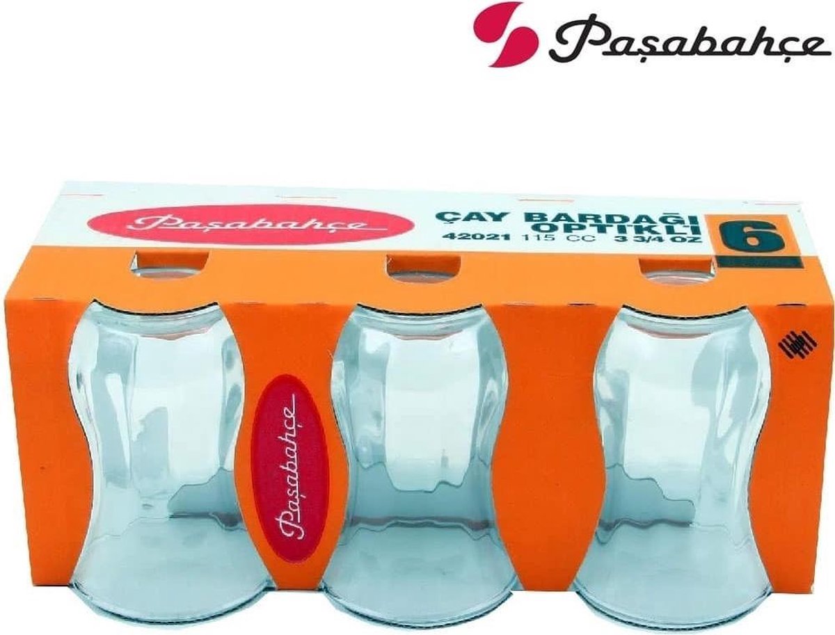 Pa?abah�e Authentieke Turkse Theeglazen - 6 stuks