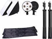Dexters® Foto Studio Set | Achtergrond Doek | Fotostudio Lampen | Opvouwbaar