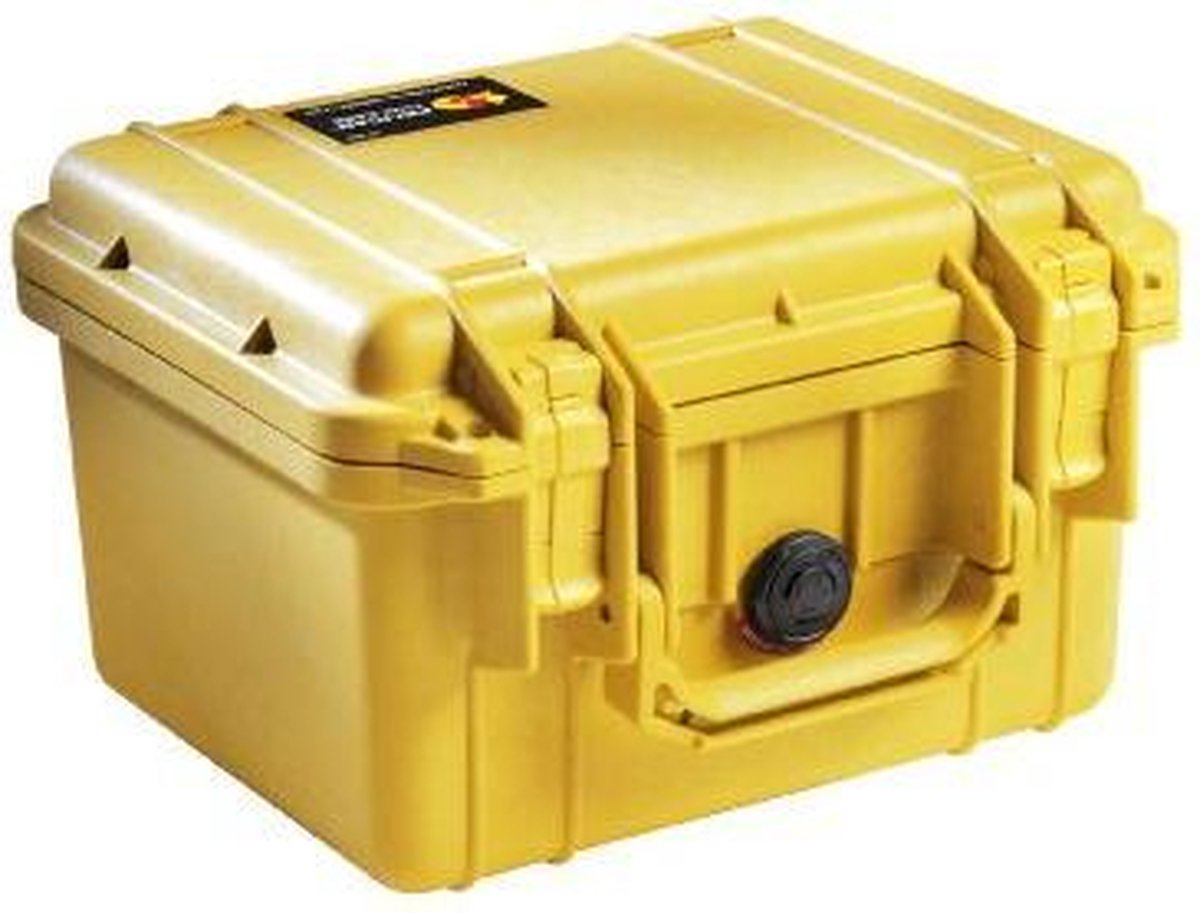 Peli Case   -   Camerakoffer   -   1300    -  Geel   incl. plukschuim  25