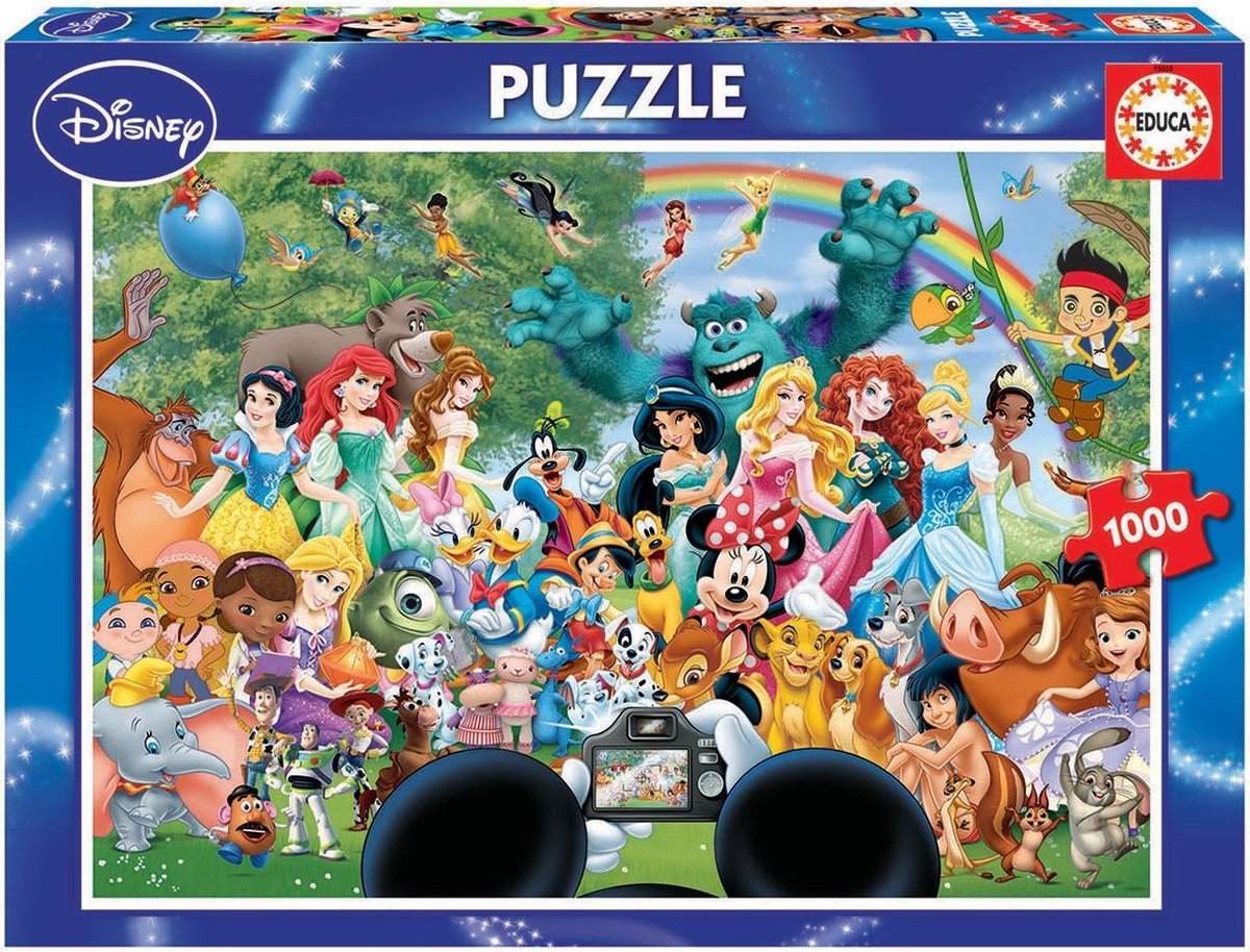 Educa - De wondere wereld van Disney II - 1000 stukjes