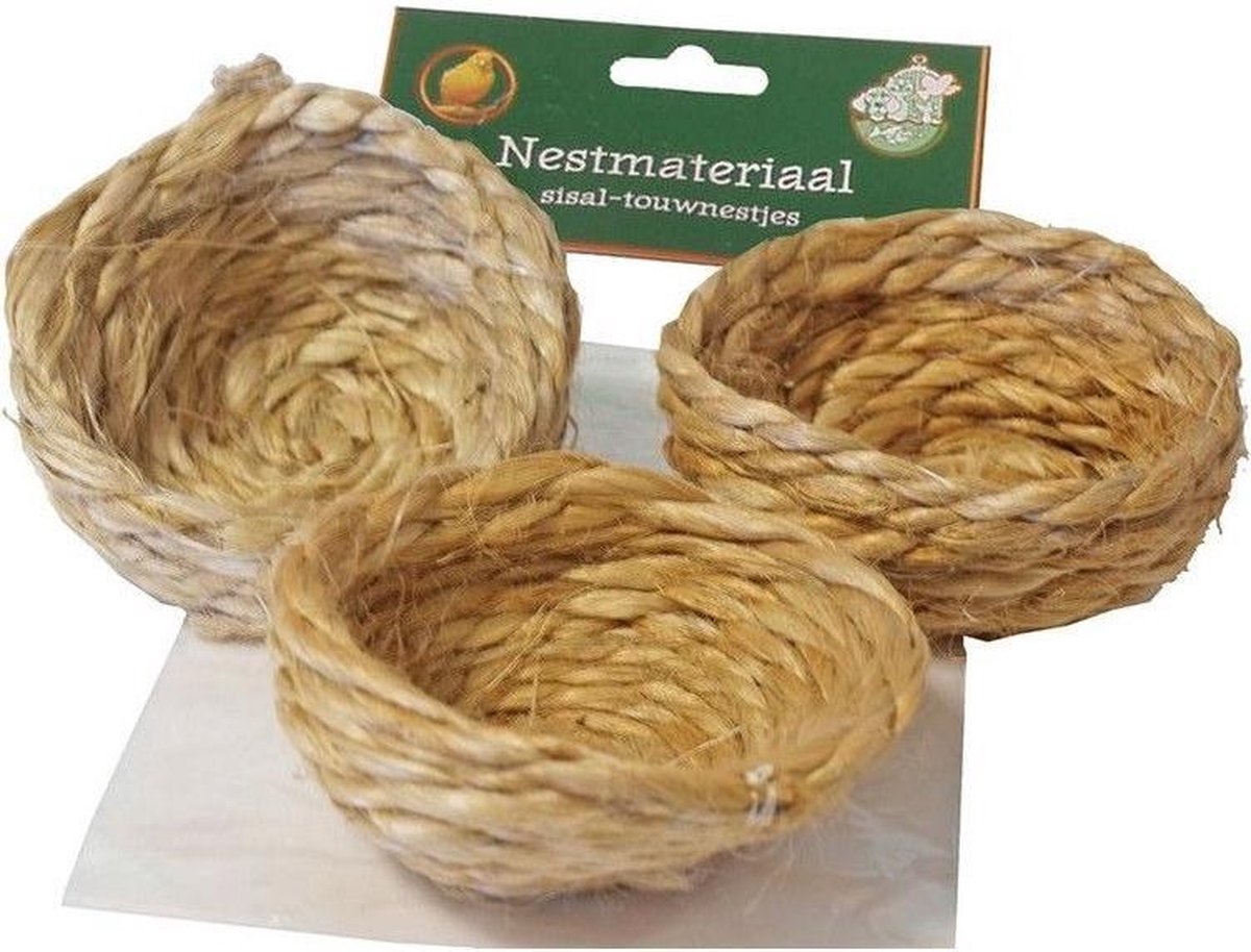 Touwnestjes Sisal