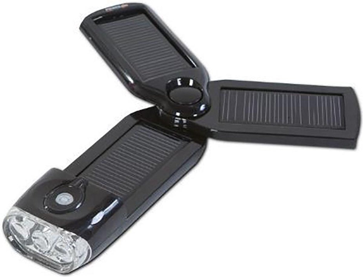 Zaklamp - powerbank Eagle - Powerbank - Zonnepaneel - Lamp - Oplader