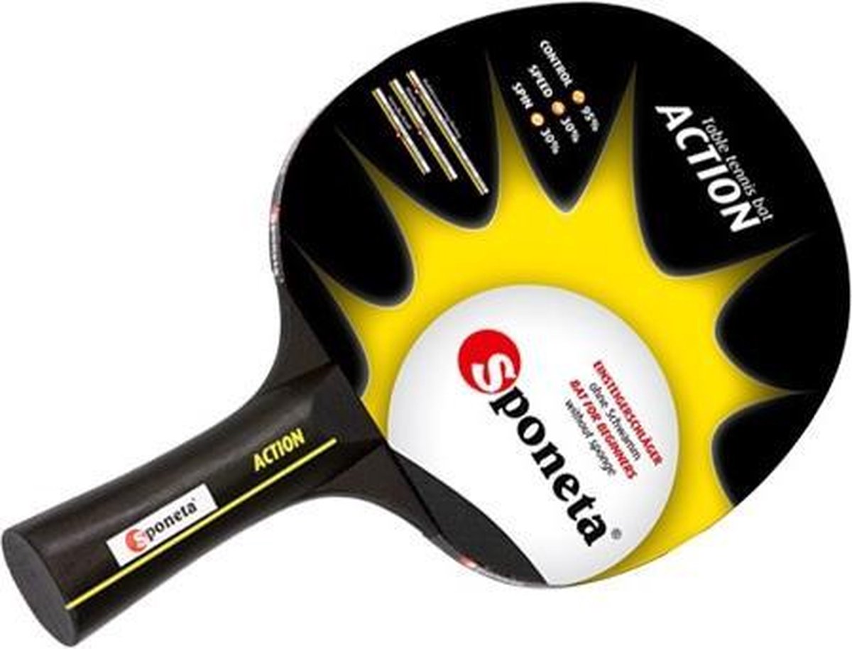 Sponeta Tafeltennisbat Action