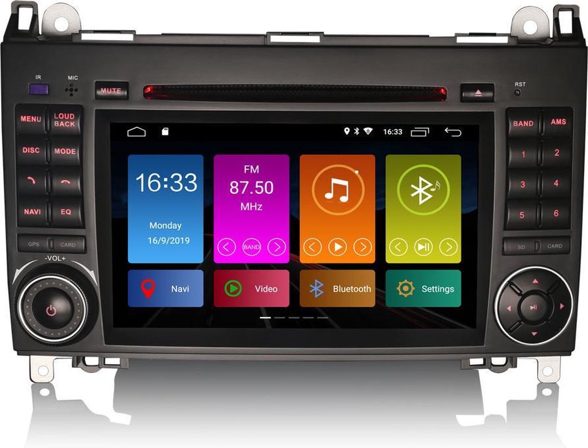 Mercedes Autoradio CarPlay | Android 10 | EU Navigatie | A B Klasse Sprinter Vito Viano