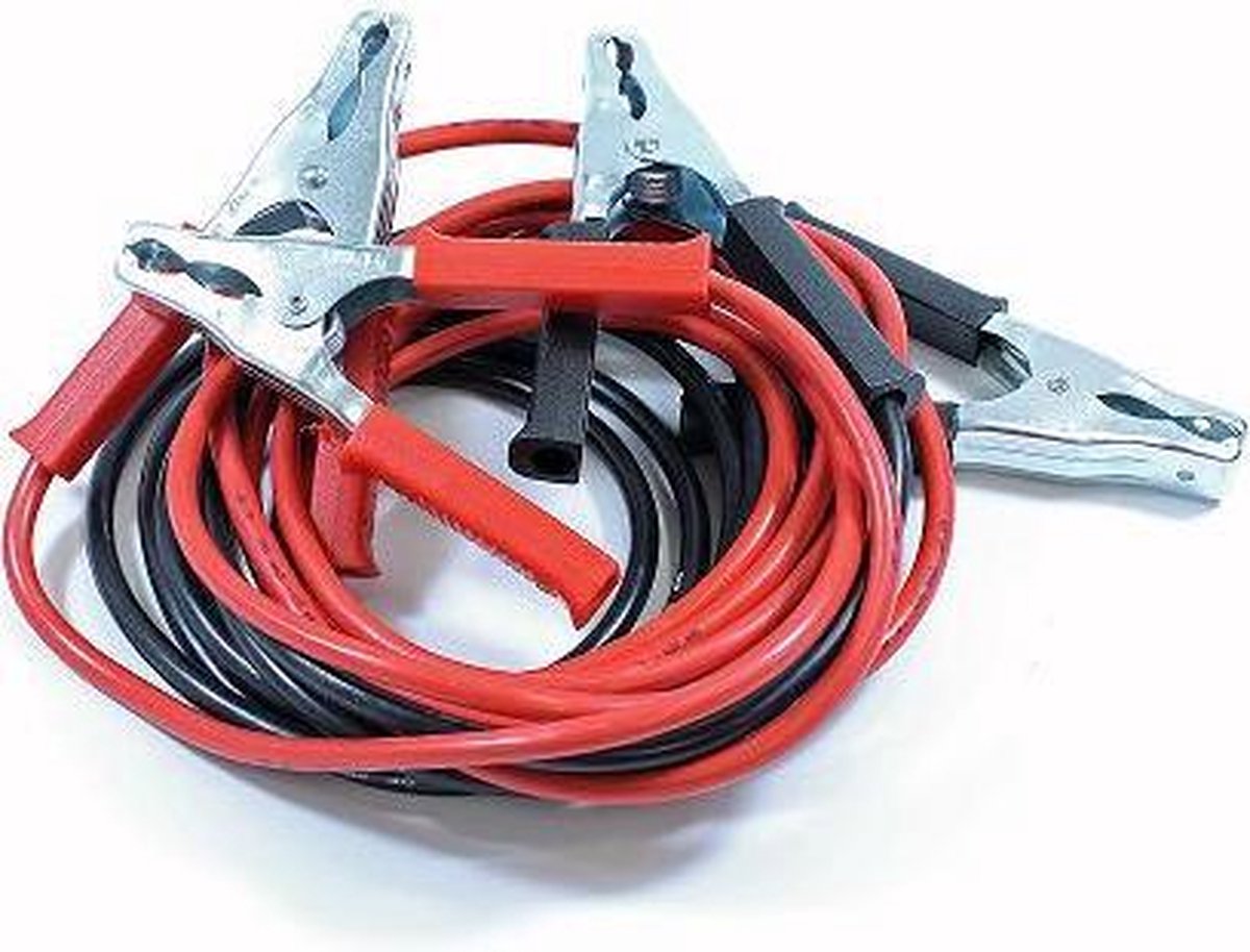 Startkabelset met geïsoleerde kunststof accuklemmen TüV/GS-gekeurd - 50mm² x 5