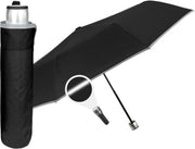 Perletti Paraplu Windproef Reflectie 98 Cm Microvezel Zwart