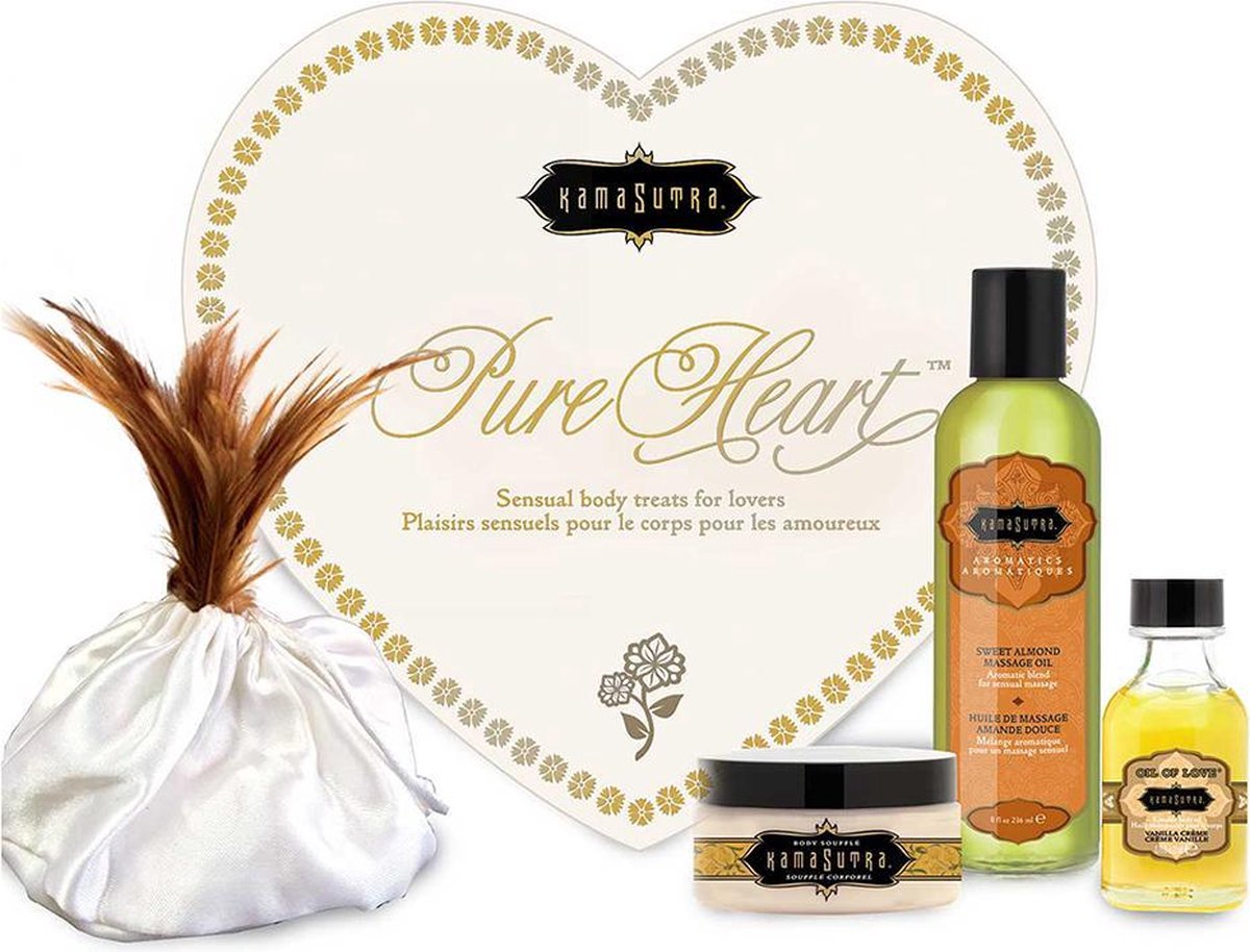 Kama Sutra Pure Heart Geschenkset - Wit