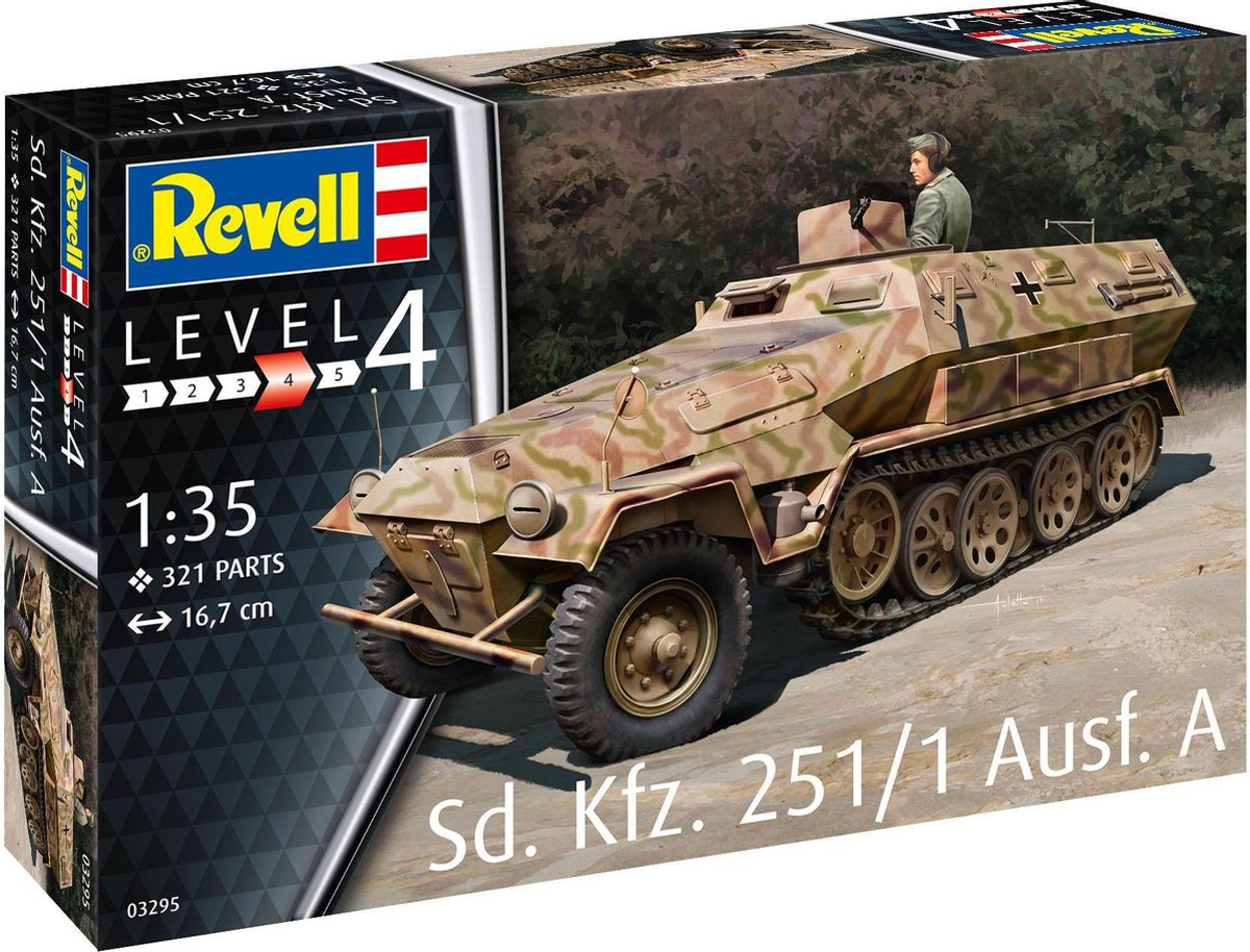 1:35 Revell 03295 Sd.Kfz. 251/1 Ausf.A Plastic kit
