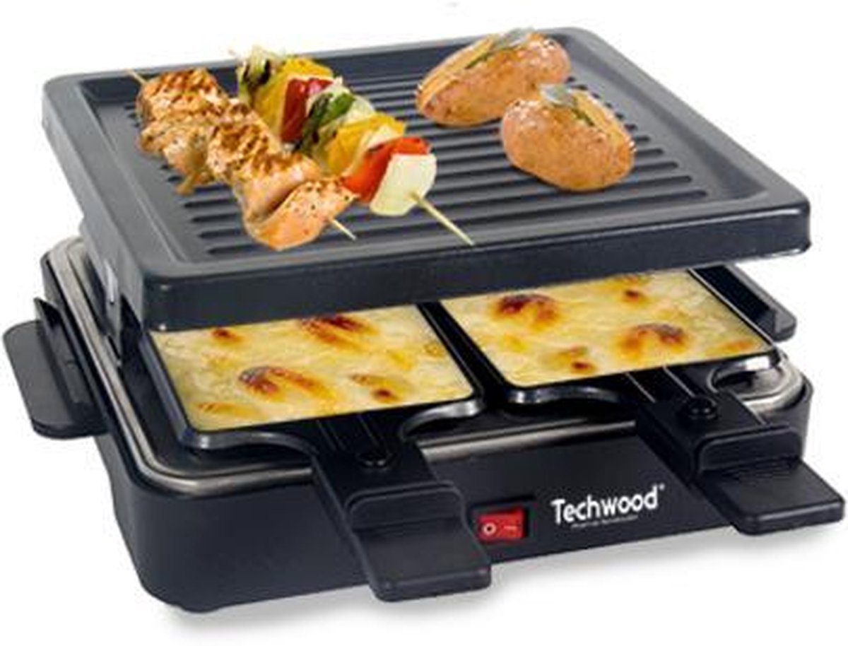 Techwood Gril- en Racletteset TRA-46 2-in-1