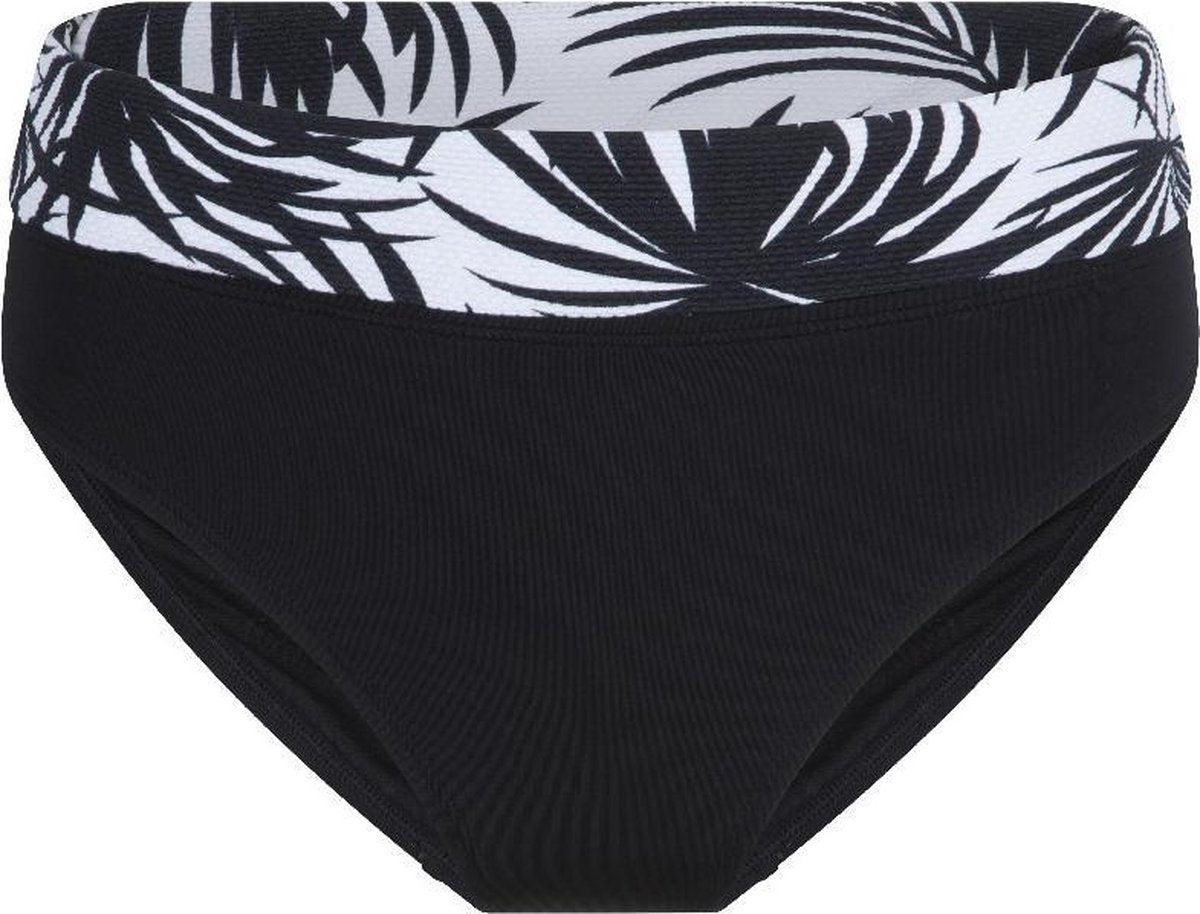 LingaDore - Eivi Bikini - Slip met omslag - maat 38 - Wit Zwart