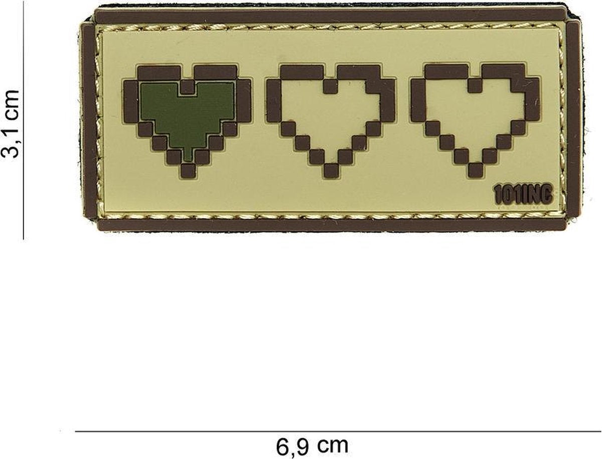 Embleem 3D PVC Last Live beige