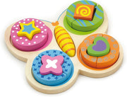 Viga Toys - Blokken Puzzel - Vlinder