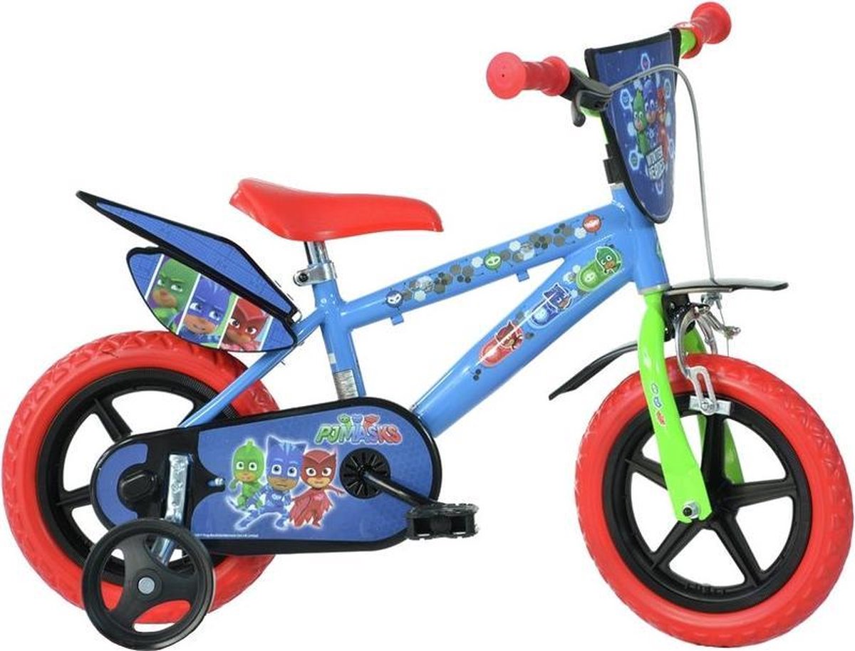 Dino Pj Masks - Kinderfiets - Mannen - Blauw - 12