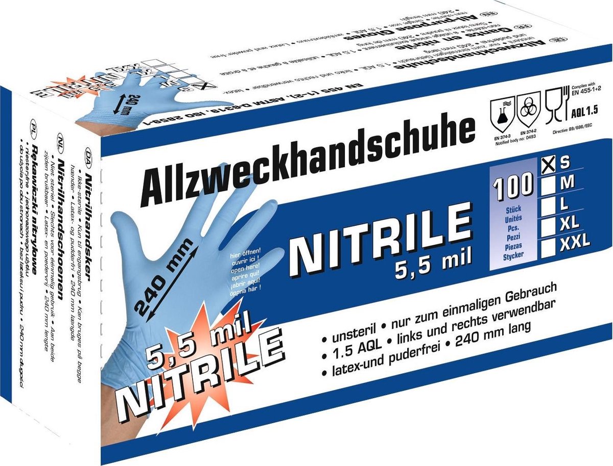 Melkershandschoen maat XL 9-10