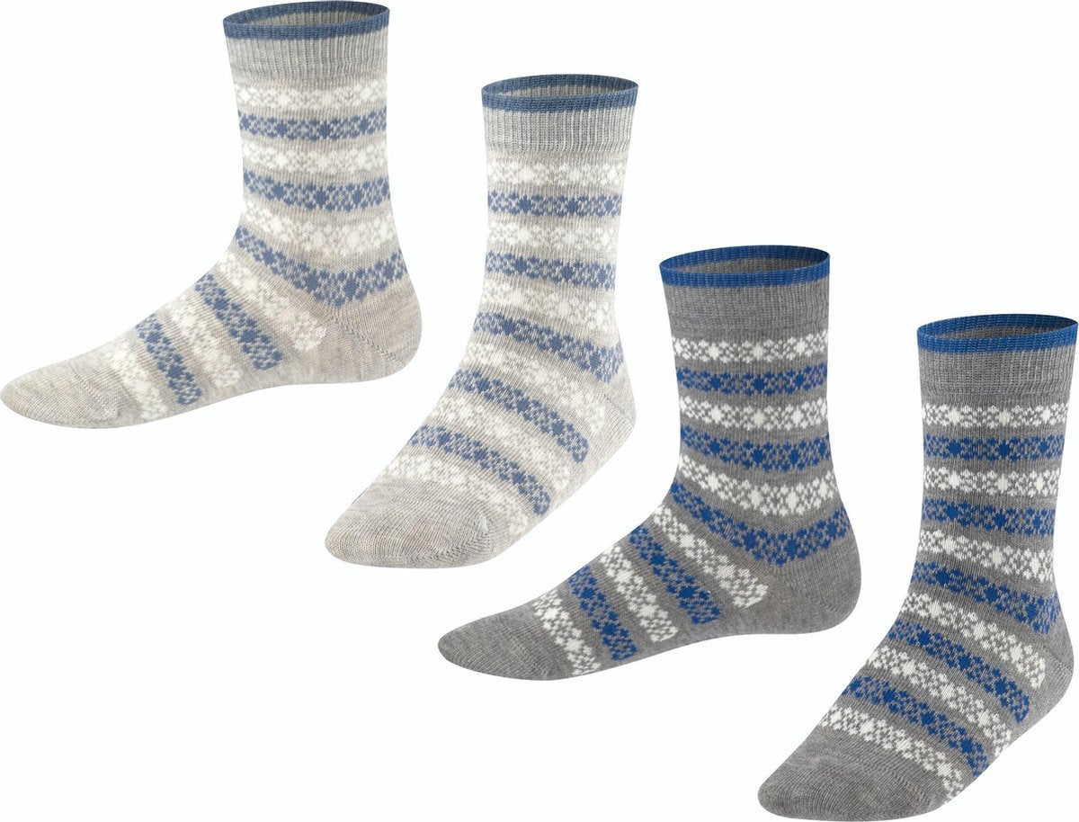 Esprit 2-PACK Geo Pattern Sokken Kinderen 18165 - Meerkleurig meerdere kleuren zie foto Kinderen - 39-42