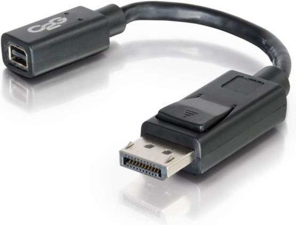 C2G 0.15m DisplayPort Male / Mini DisplayPort F DisplayPort M Zwart