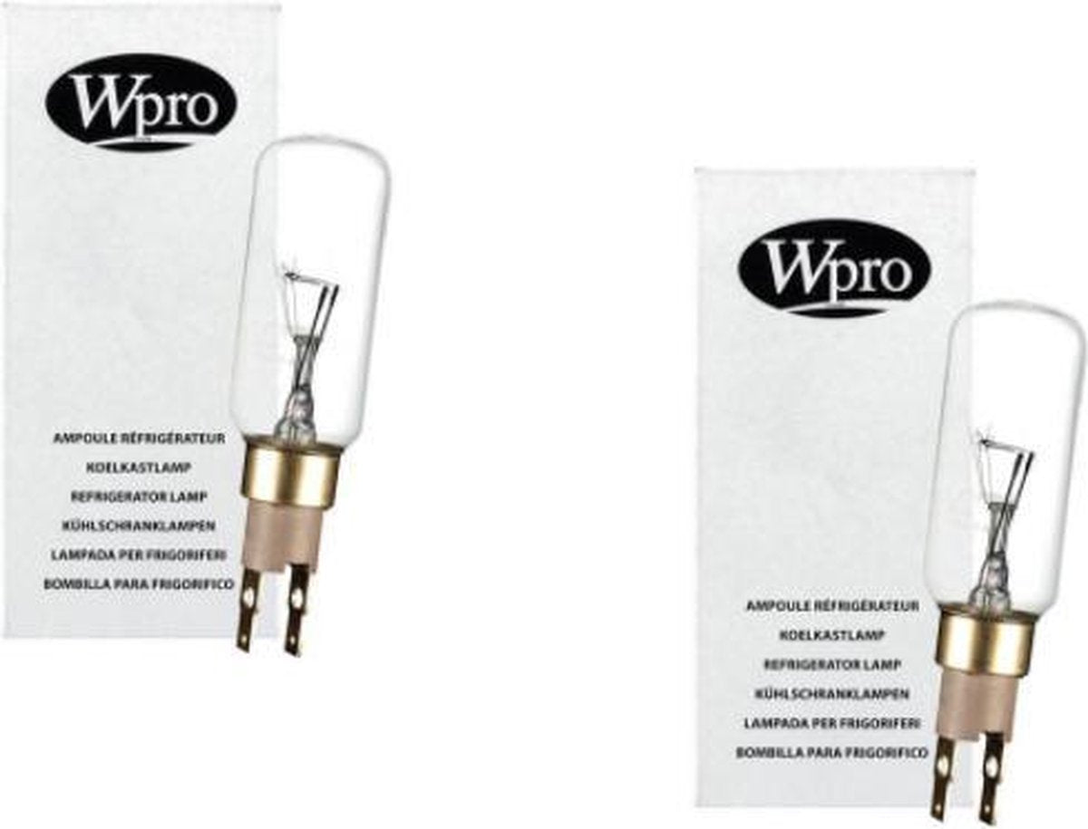 koelkastlampje - 2 stuks - lampje koelkast universeel lamp 40W T25L