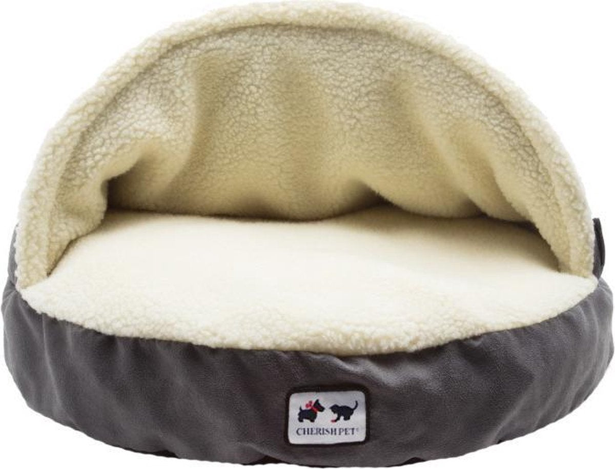 Hondenkussen - Maat L - Grijs - Dogcave - Hondenmand - Hondenbed