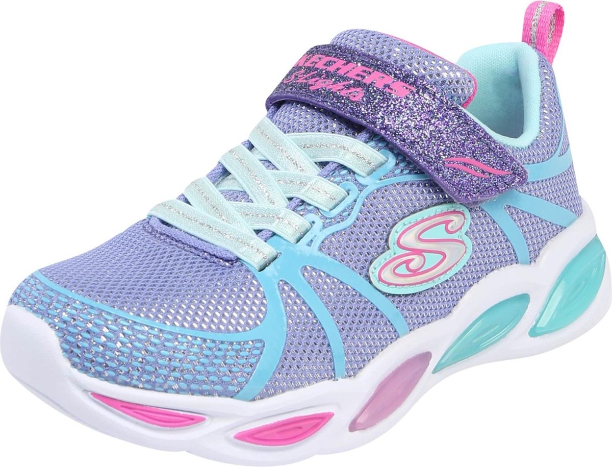 Skechers lage schoen shimmer Lila-32