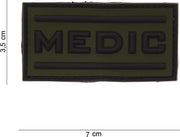 Embleem 3D PVC Medic groen