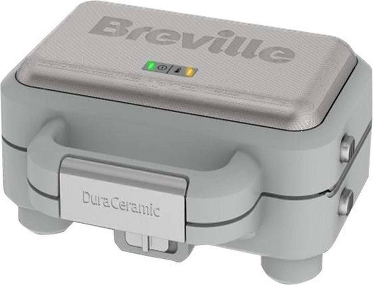 Breville DuraCeramic - Tosti ijzer - Zilver