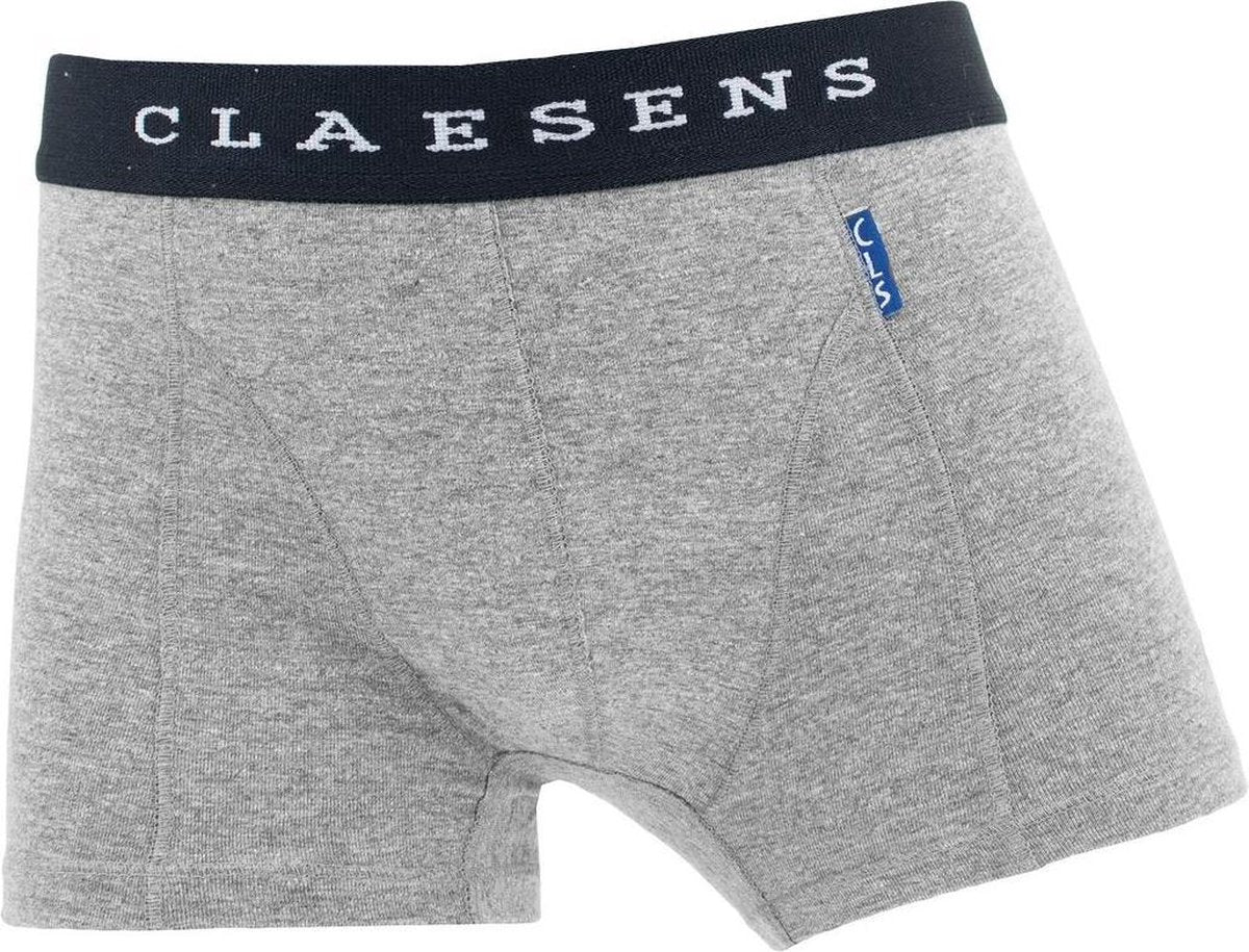 Claesen's Jongens Boxershort - Grey Melee - Maat 152-158