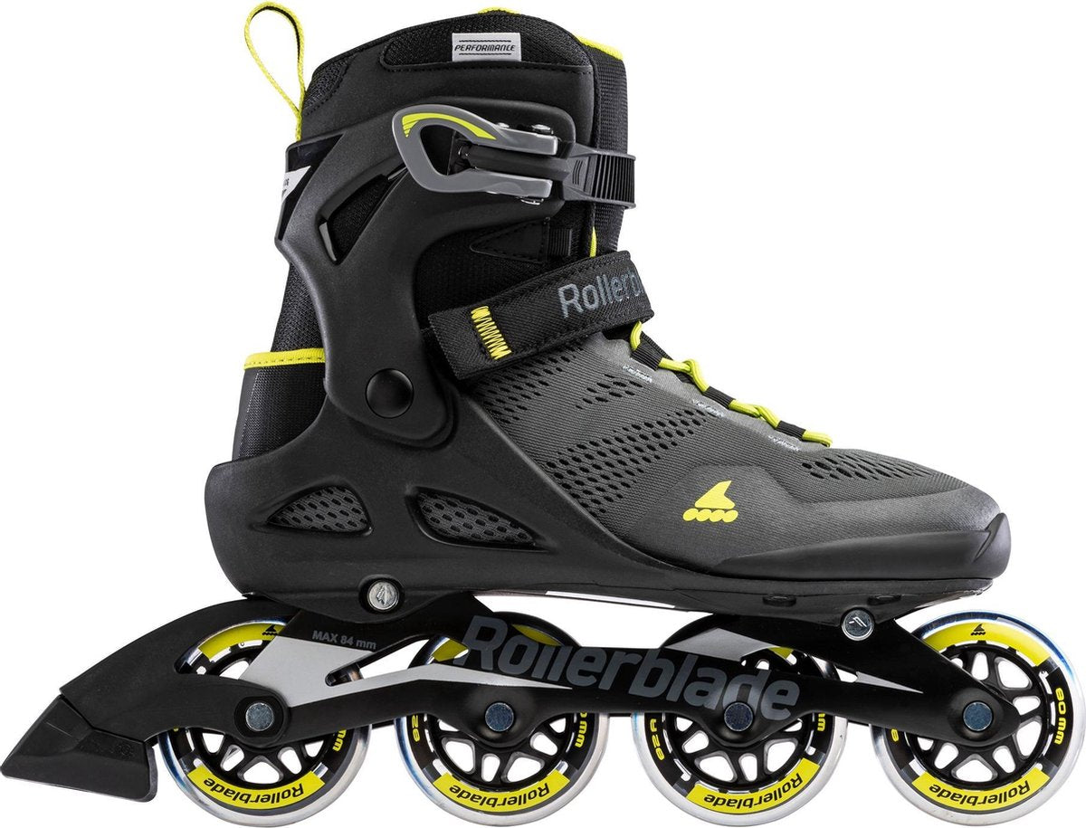 Rollerblade Inlineskates - Maat 42 - Mannen - zwart/lime groen