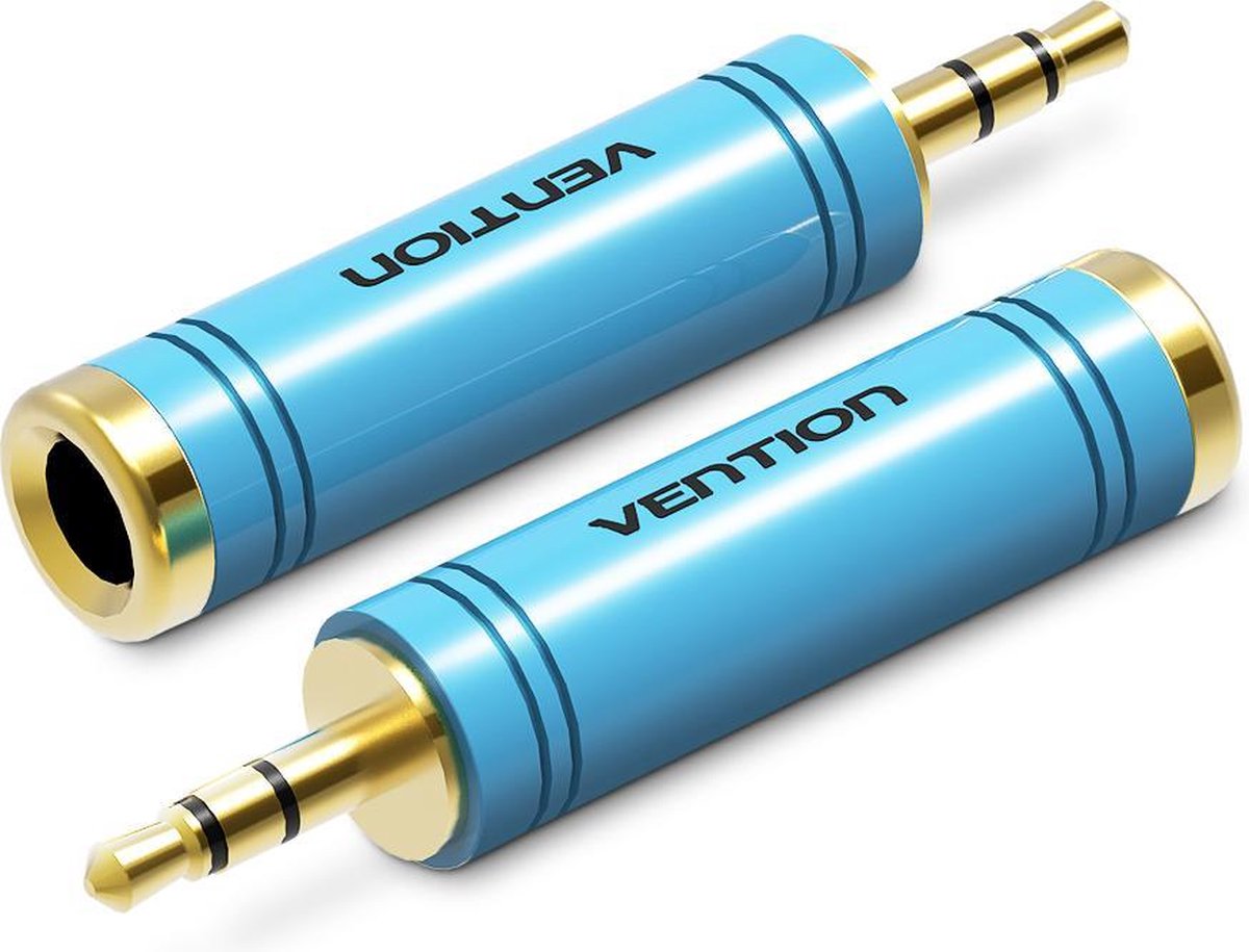 Vention 3.5 mm Jack naar 6.35 mm Vrouwelijk Audio Adapter koppelstuk