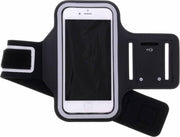 Zwart Sportarmband Iphone 8 / 7 / 6S / 6 - Zwart / Black