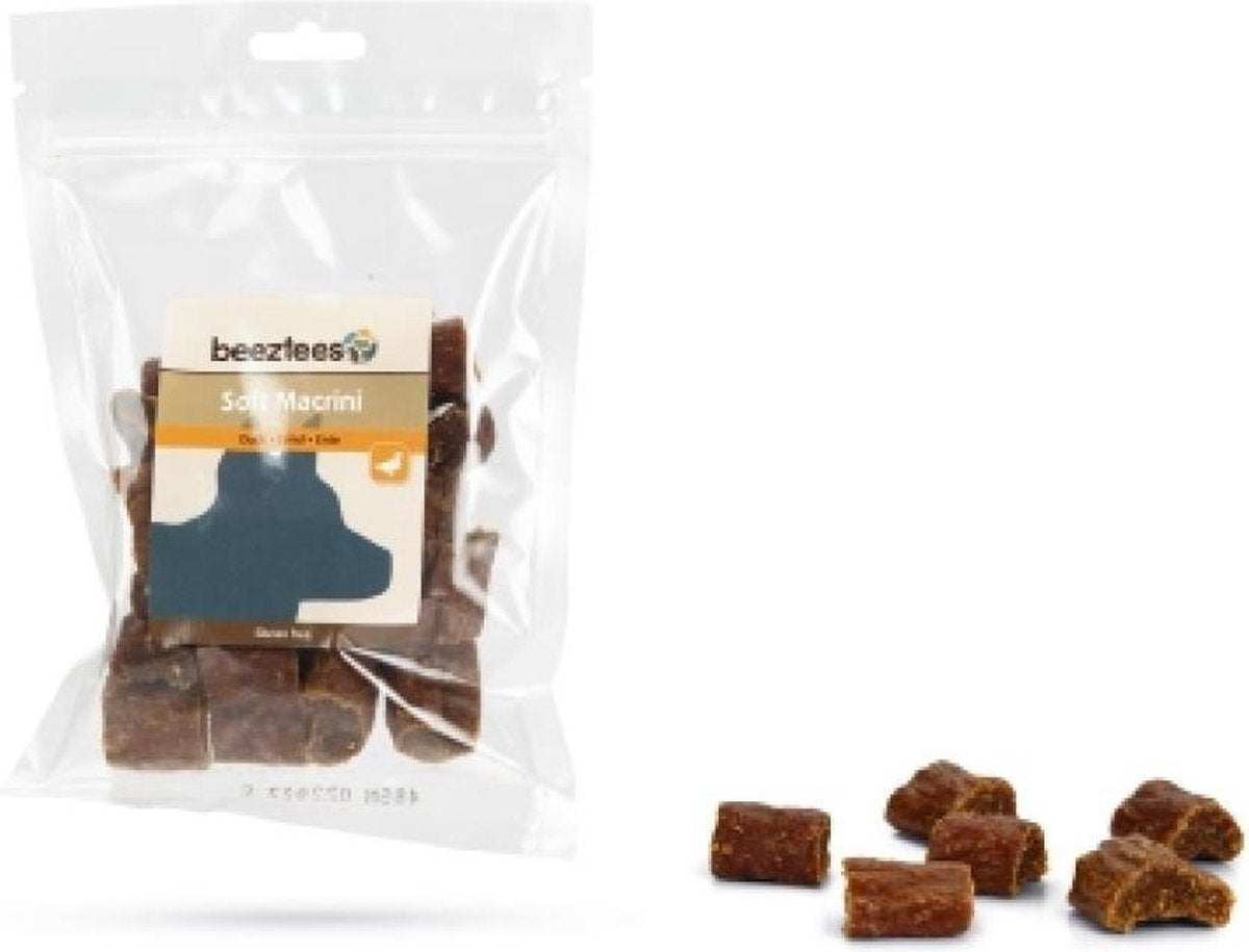 Beeztees Soft Macrini Eend - Hondensnack - 150 gram