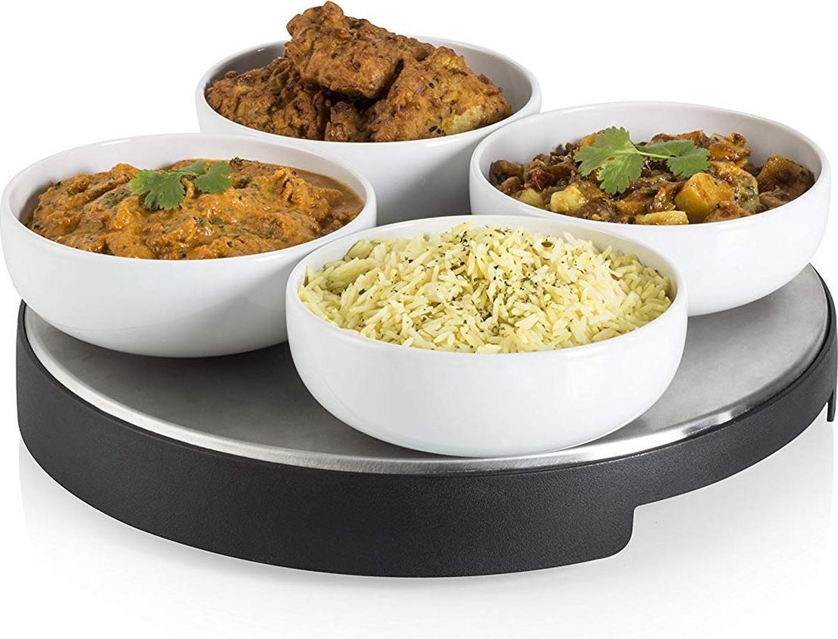 Swan SW13SS draadloze verwarmde Lazy Susan