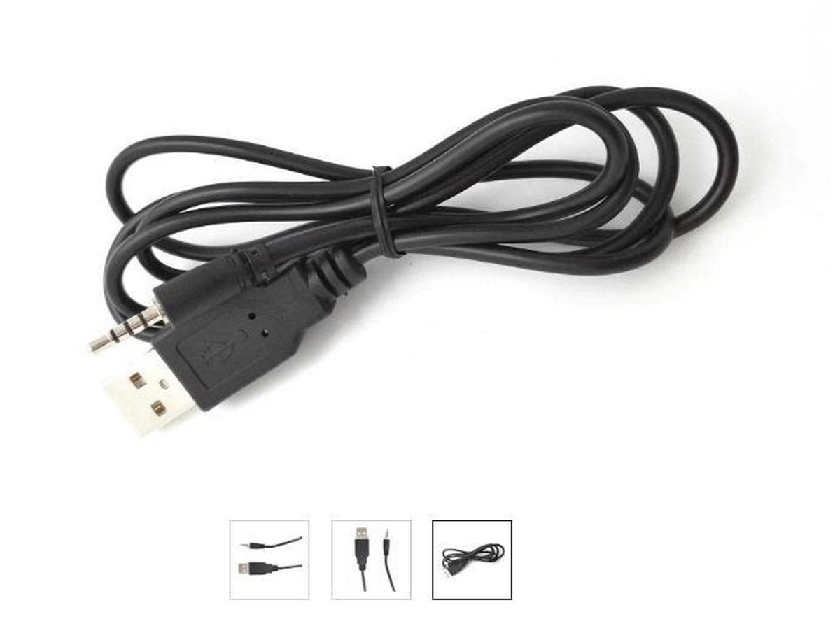 2.5mm Jack naar USB laad en data voedingskabel