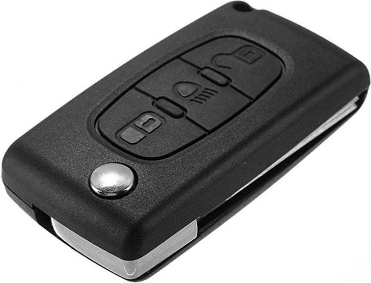 Peugeot Sleutel 3 Knop autosleutel behuizingen Peugeot 107 207 307 307S 308 407 607