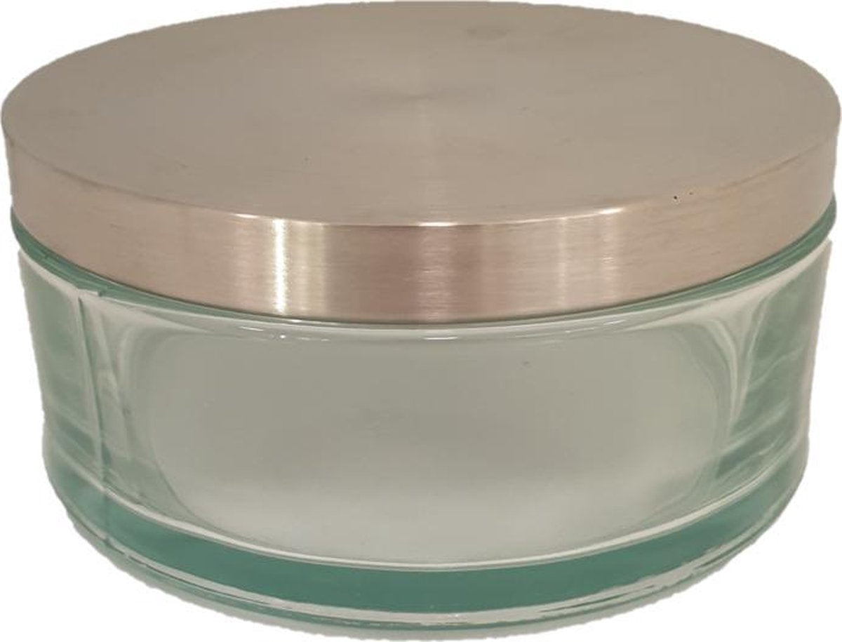 Menu - voorraadpot glas met rvs deksel - 13cm