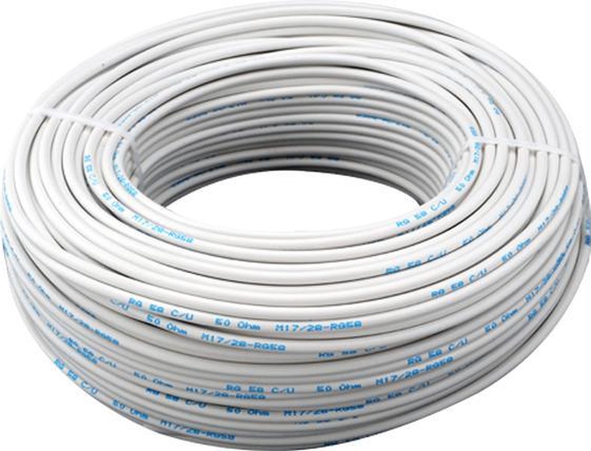 SCOUT 100 meter RG-58 CU MIL Coax Antennekabel