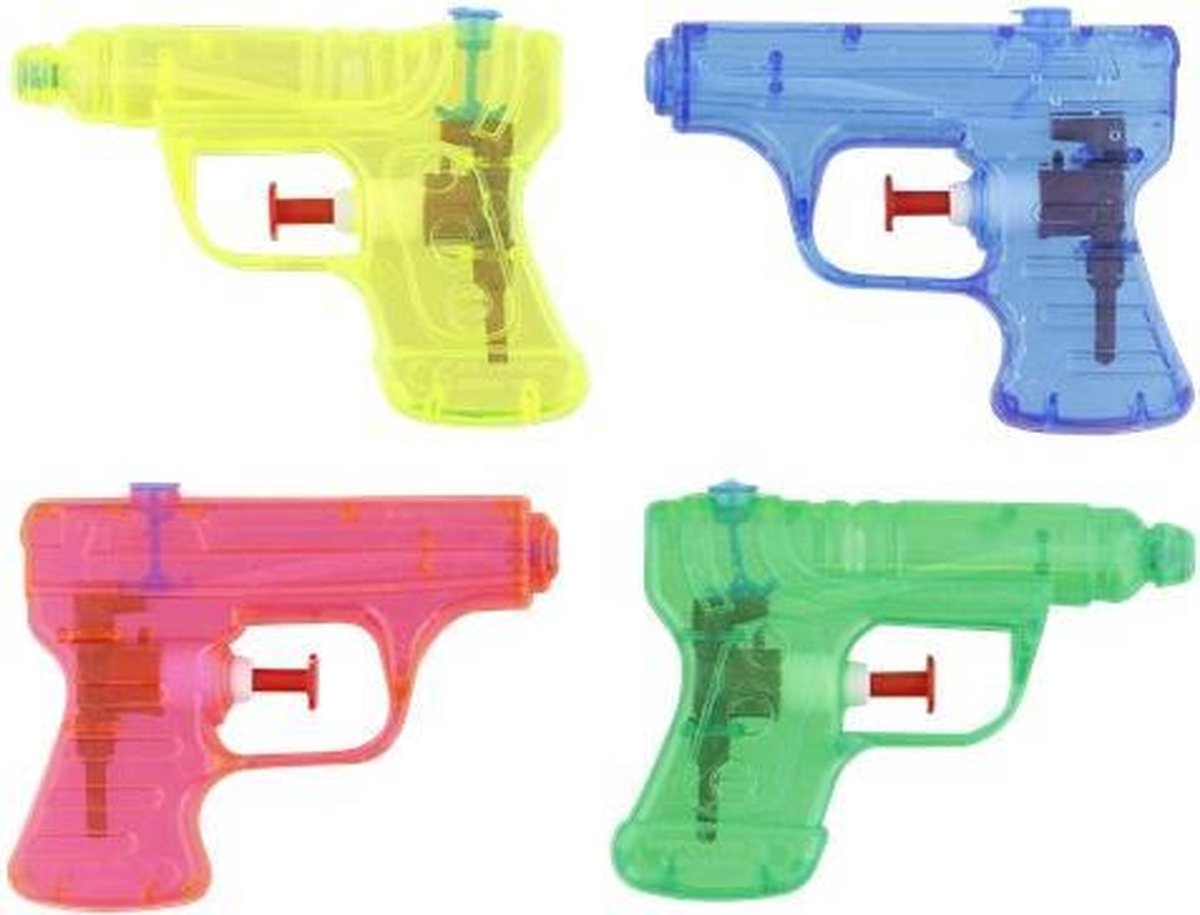 Gadgetpoint | Waterpistool | Verschillende kleuren | 4 stuks