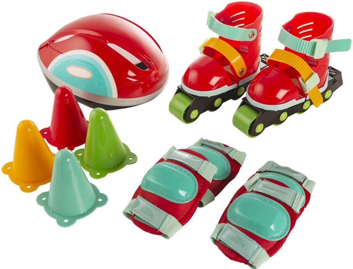 Imaginarium Rolling Set blue - Skates met brede wielen en bescherming