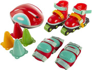 Imaginarium Rolling Set blue - Skates met brede wielen en bescherming