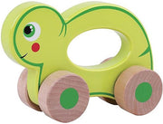 Jouéco rollend dier hout schildpad