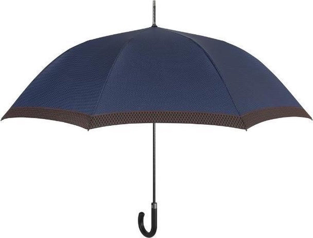 Perletti Golfparaplu Automatisch 69 X 120 Cm Blauw/bruin