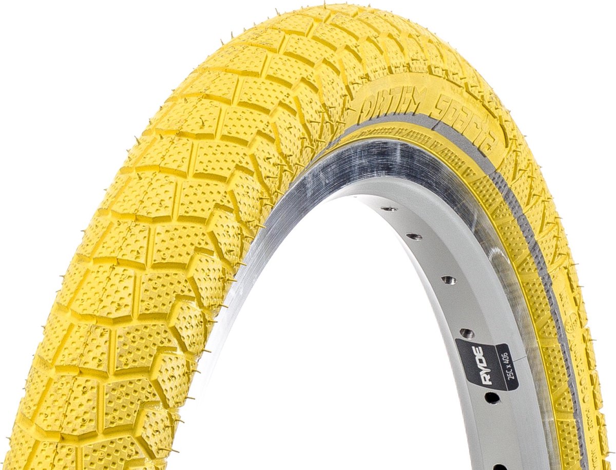 Amigo Buitenband Ortem Sparta - 20 x 1.95 (50-406) - reflectie - Geel