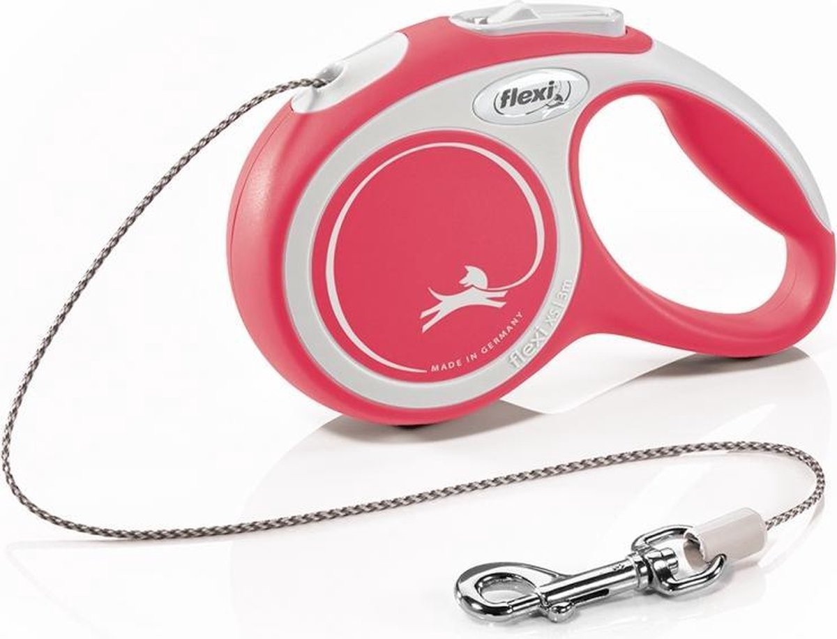 Flexi new comfort touw Rood XS/3M