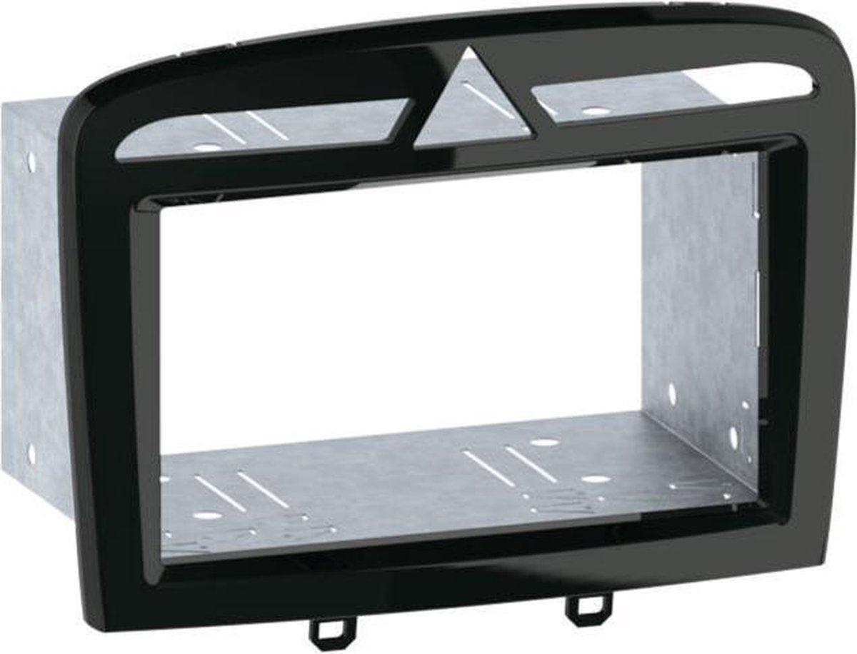 2-DIN frame Peugeot 308 2009-2014 Piano Zwart
