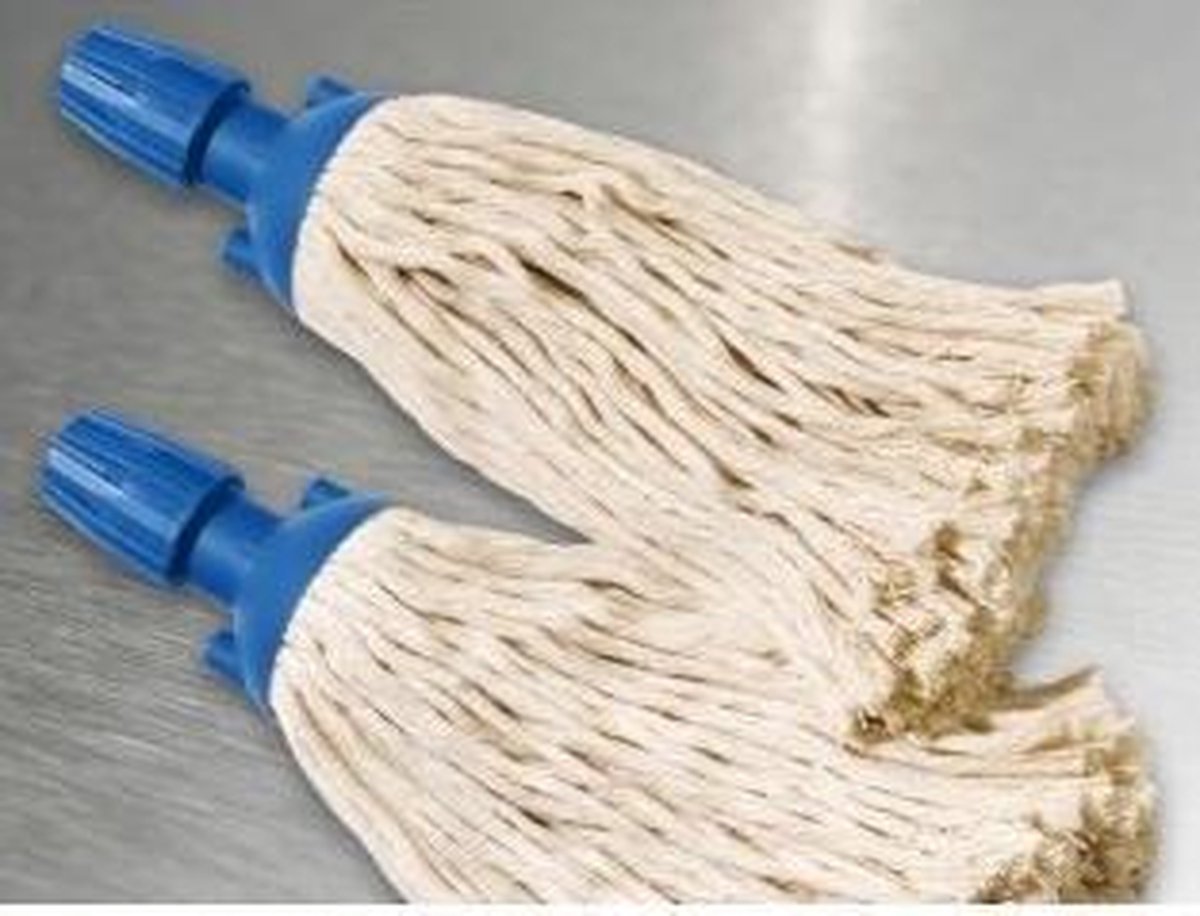 Vero Dweilmop - Inclusief steelhouder - 150 gram - 2 stuks
